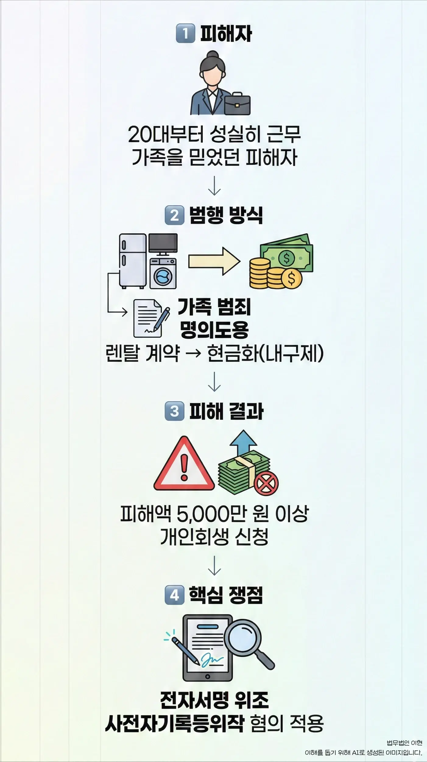 사문서위조 타임라인 