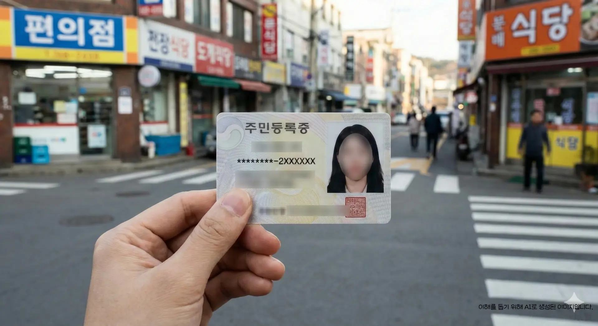 주민등록증 스톡이미지