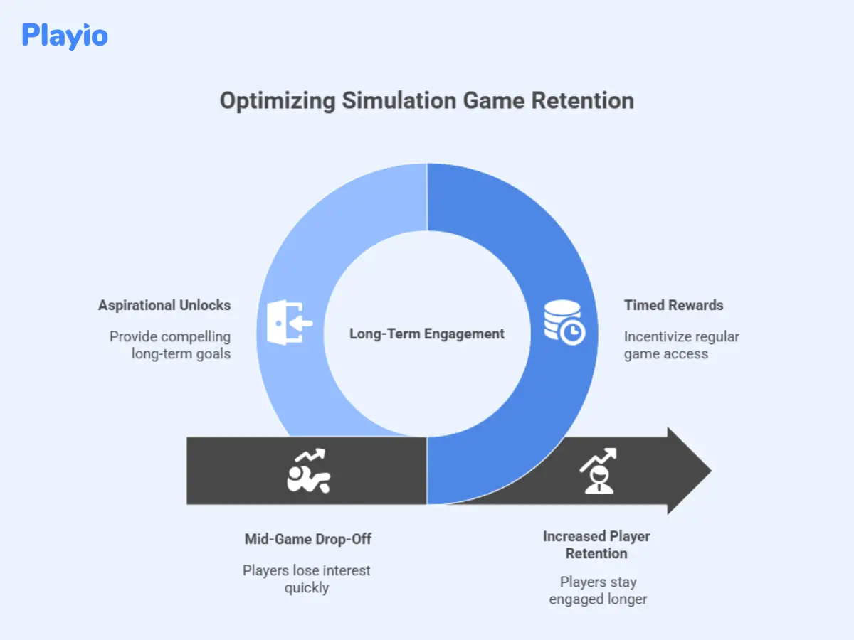 optimizing simulation game retnetion