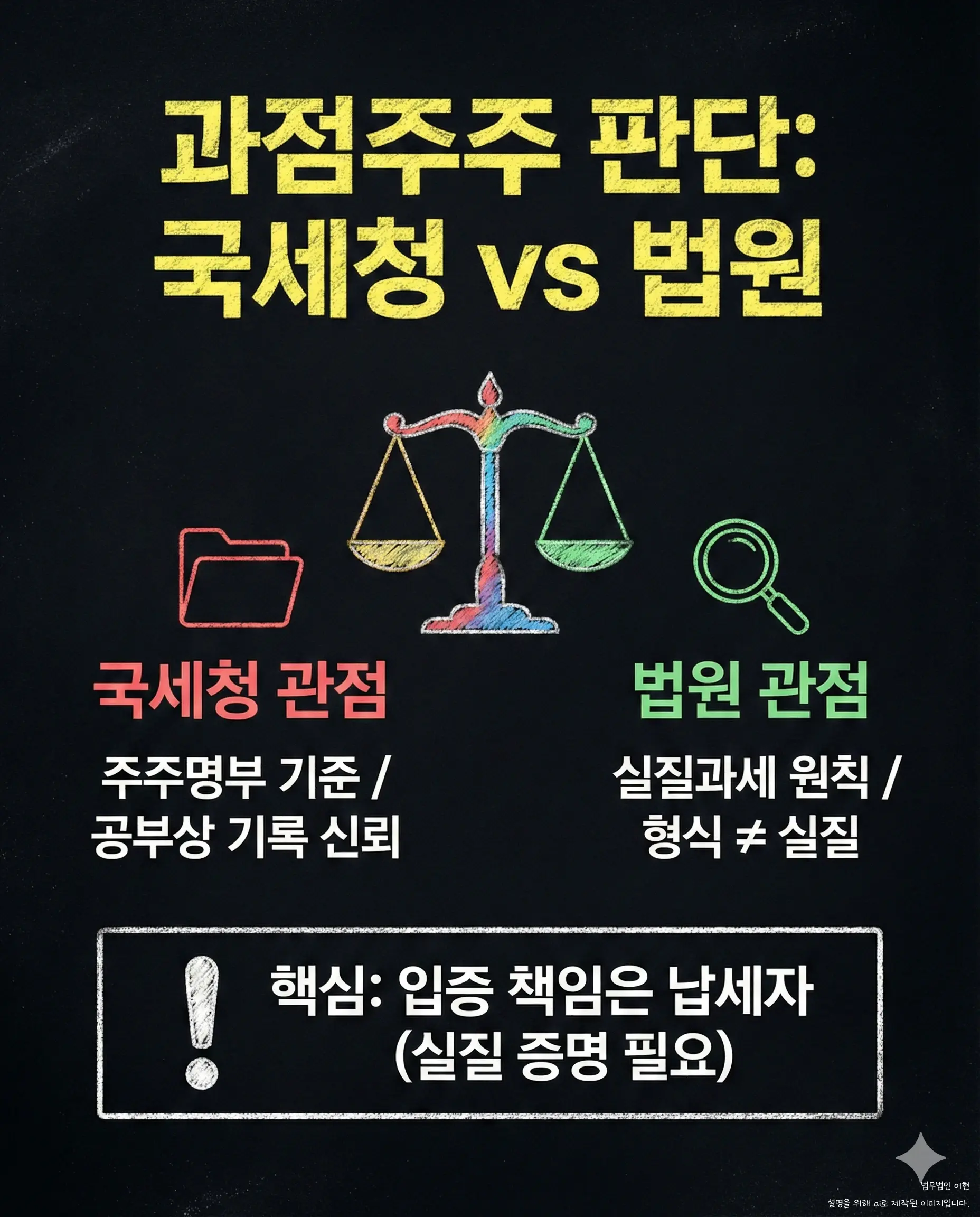 국세청 vs 법원