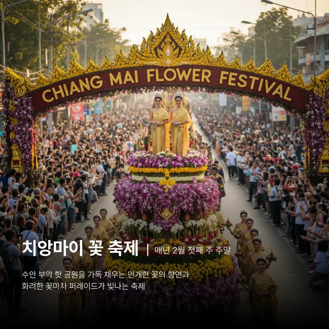 치앙마이, 치앙마이 여행, 치앙마이 축제, 치앙마이 꽃 축제