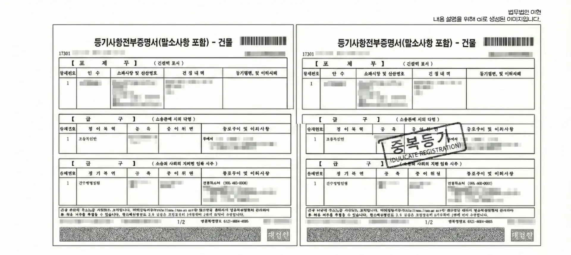 등기사항전부증명서