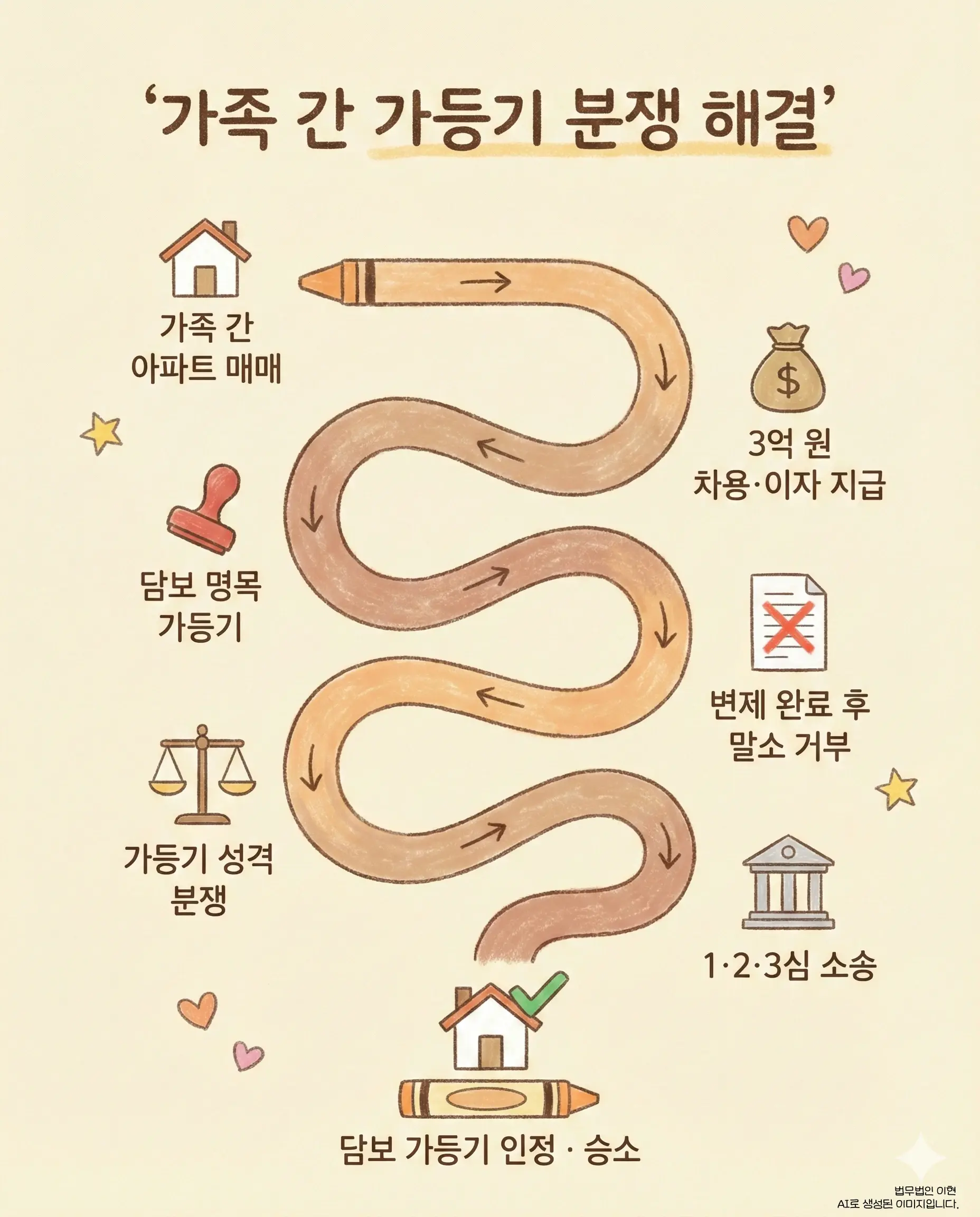 가족 간 등기 타임라인