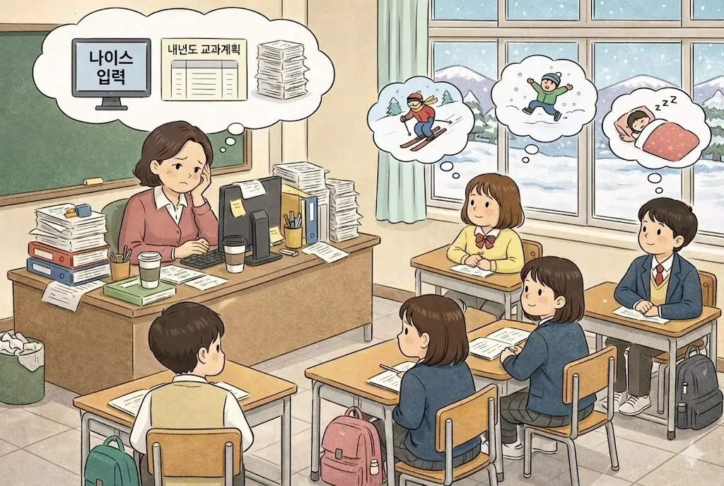 학기말 선생님 고민