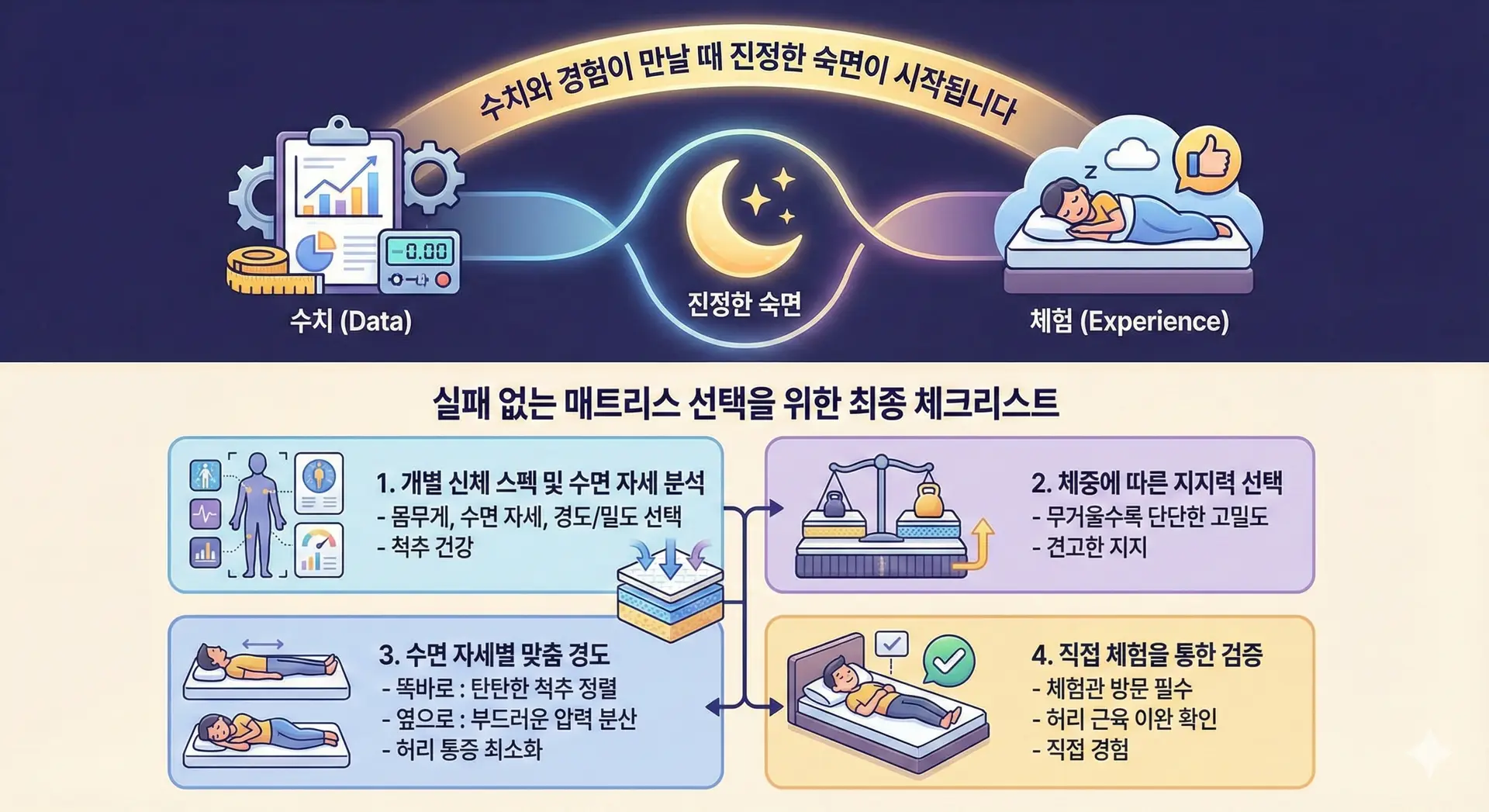 허리에 좋은 매트리스 고르는 법