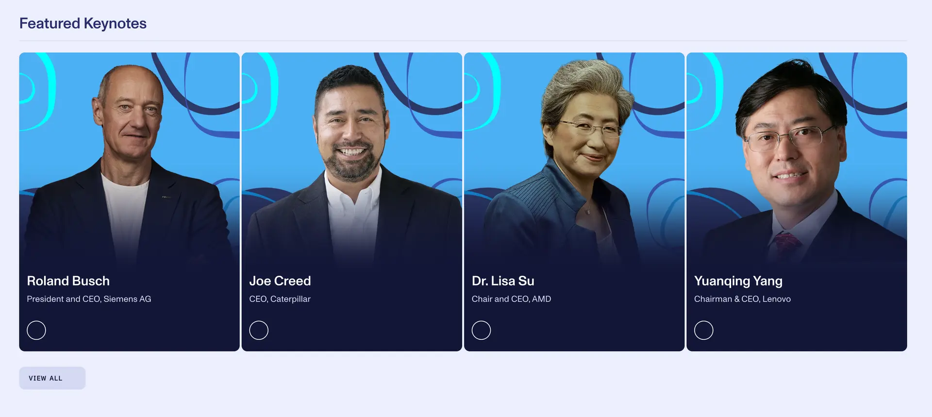 CES 2026 Keynotes Speaker