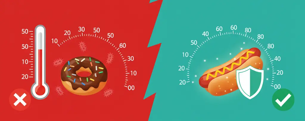 온장쇼케이스 온도