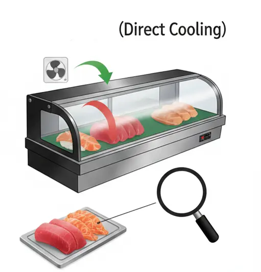 초밥 쇼케이스 직냉식