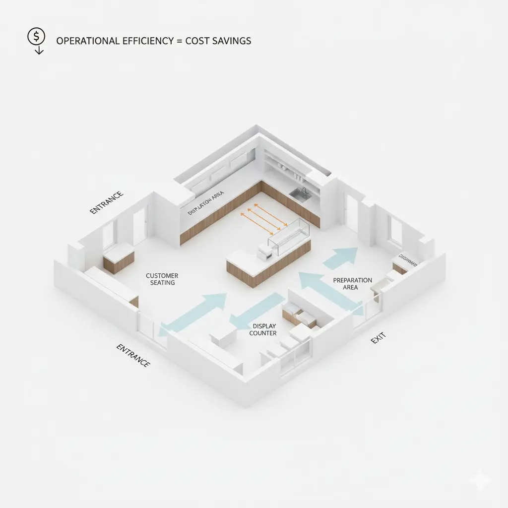 운영 효율을 높이고 비용을 아끼는 디저트카페 동선 설계도