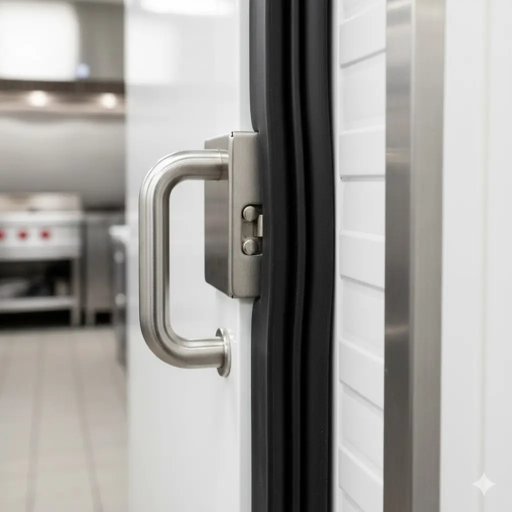 냉기 유출을 확실하게 막아주는 두꺼운 단열 패널과 고무 패킹