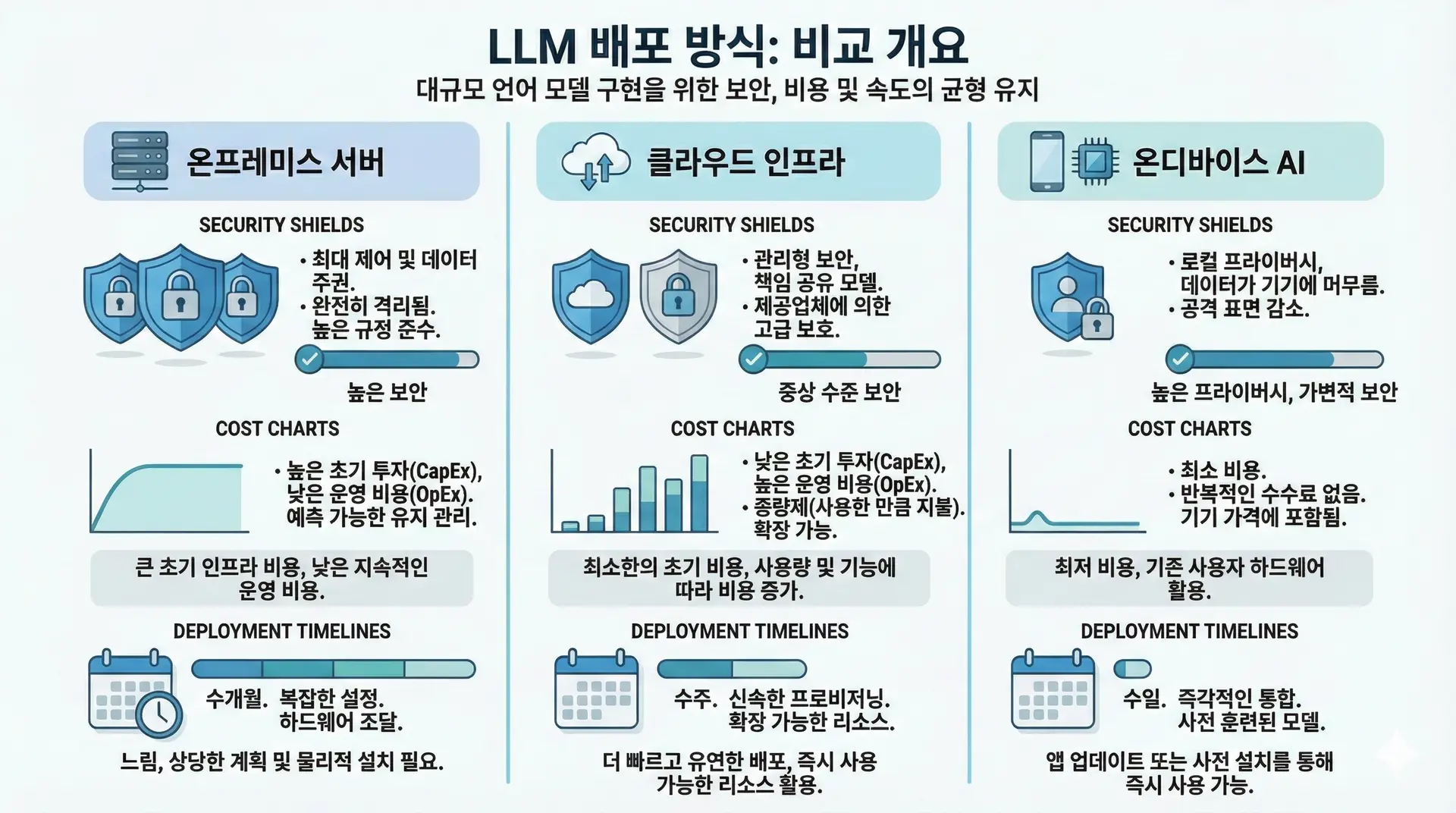 기업용 LLM 구축 방식 비교