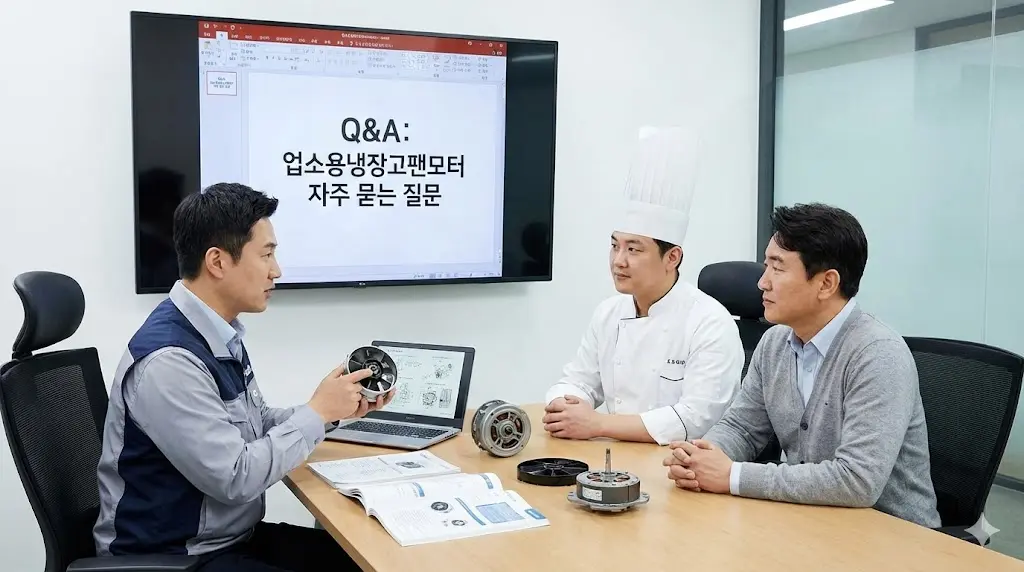 업소용냉장고팬모터 관리와 교체에 대해 사장님들이 가장 궁금해하시는 질문들을 모아 정리한 가이드입니다.