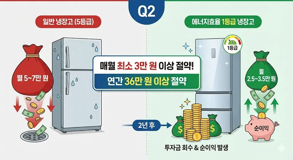 에너지효율 1등급 냉장고
