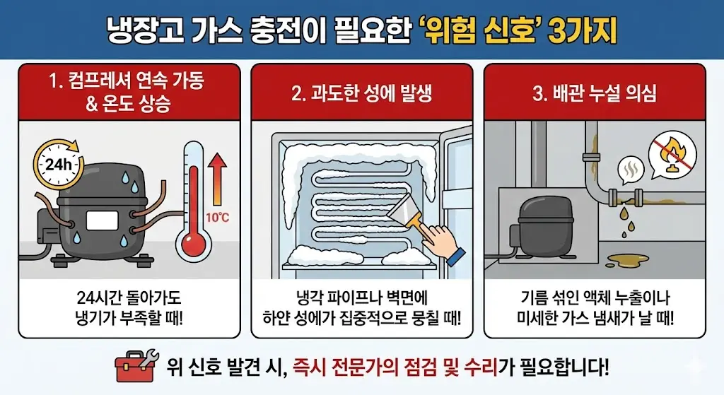 냉장고가스충전
