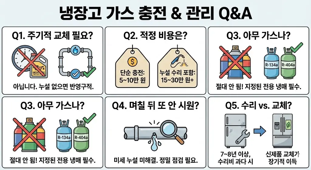 냉장고가스충전