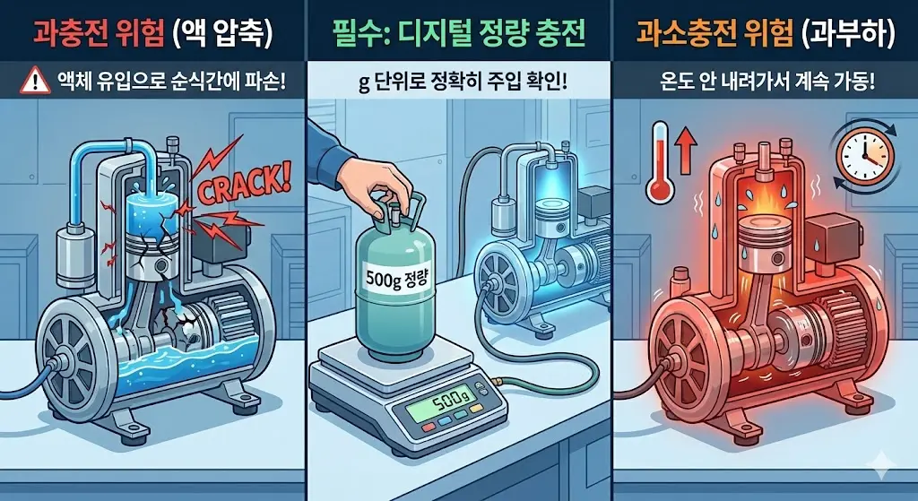 냉장고가스충전