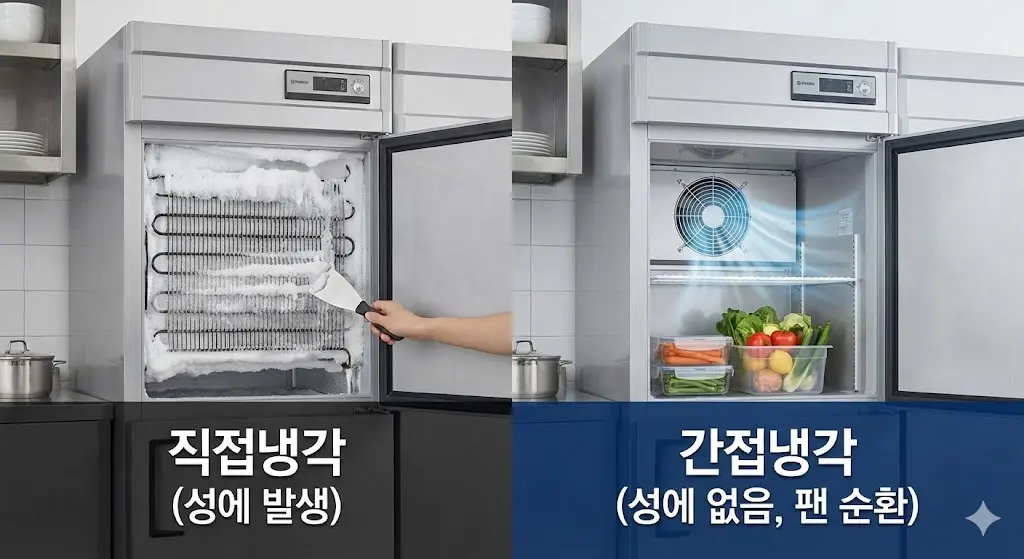 식당 냉장고