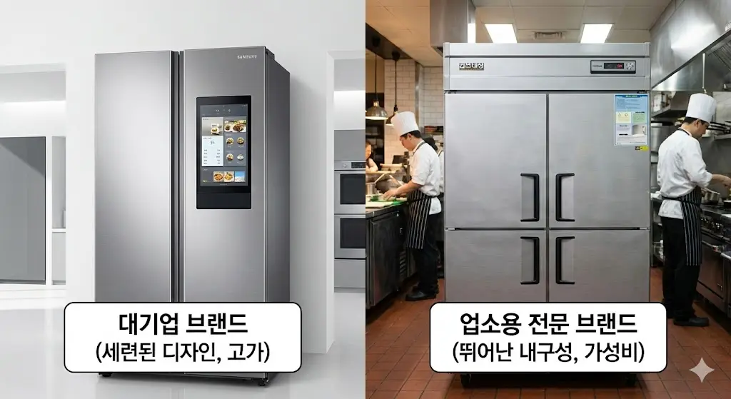 식당 냉장고