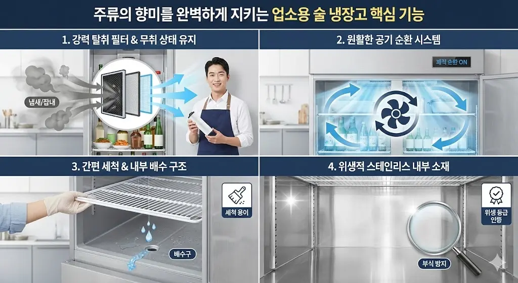 업소용술냉장고