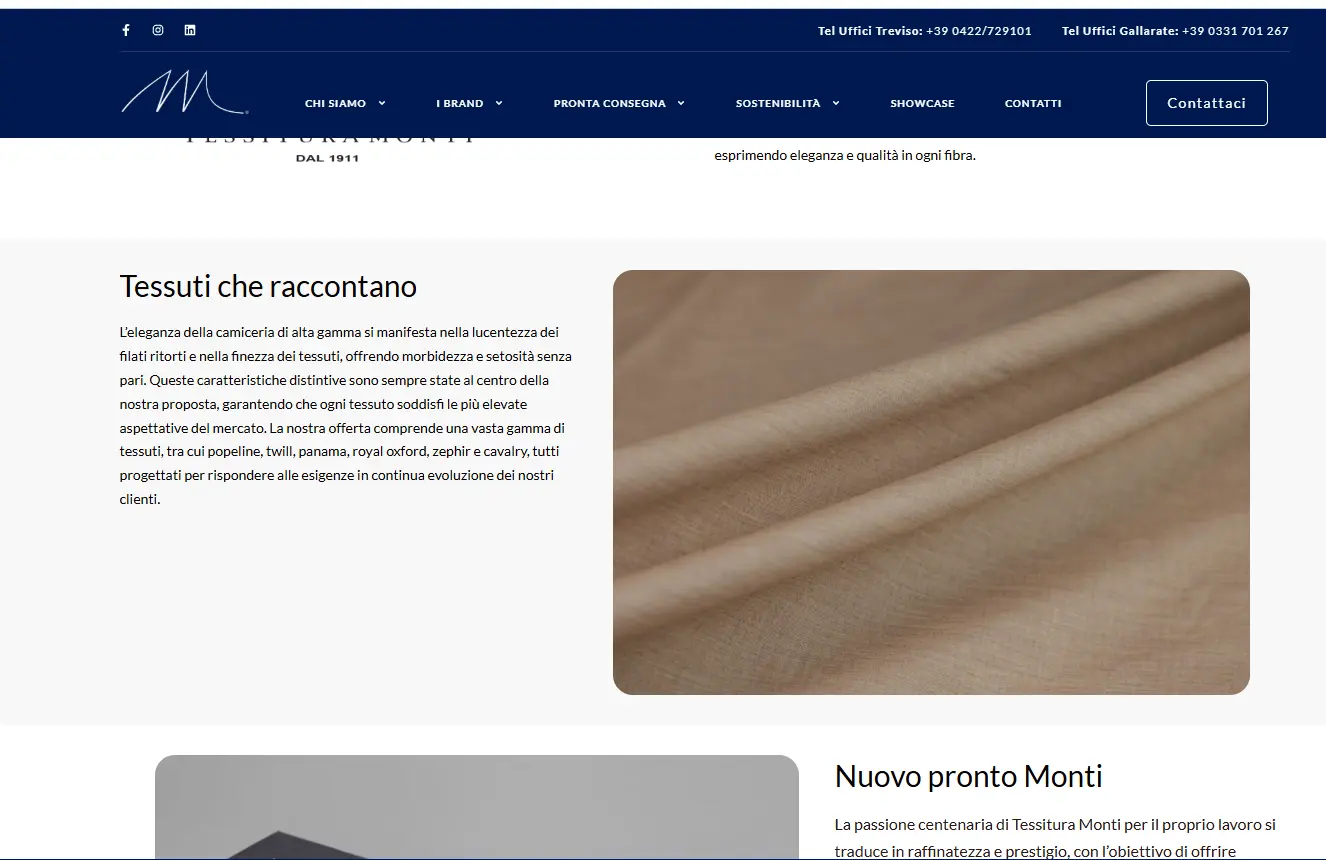 세계 3대 셔츠 원단 브랜드, 테시투라 몬티(Tessitura Monti)를 분석합니다. 최상급 이집트 면화부터 독보적인 색감과 패턴 기술까지, 프리미엄 셔츠 소재의 정수를 확인하세요.