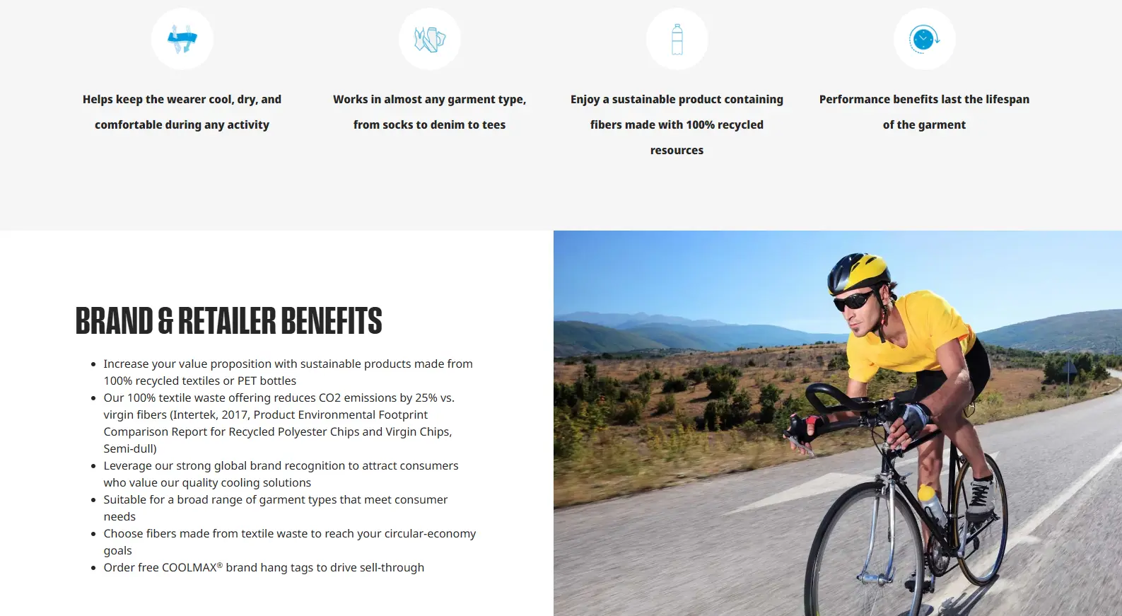 기능성 소재의 대명사 쿨맥스(COOLMAX)의 작동 원리부터 친환경 에코메이드(EcoMade)까지 완벽 분석합니다. 왜 쿨맥스가 스포츠웨어와 일상복에서 최고의 쾌적함을 제공하는지 확인하세요.