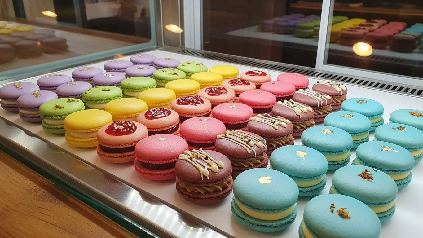 마카롱 쇼케이스 조명