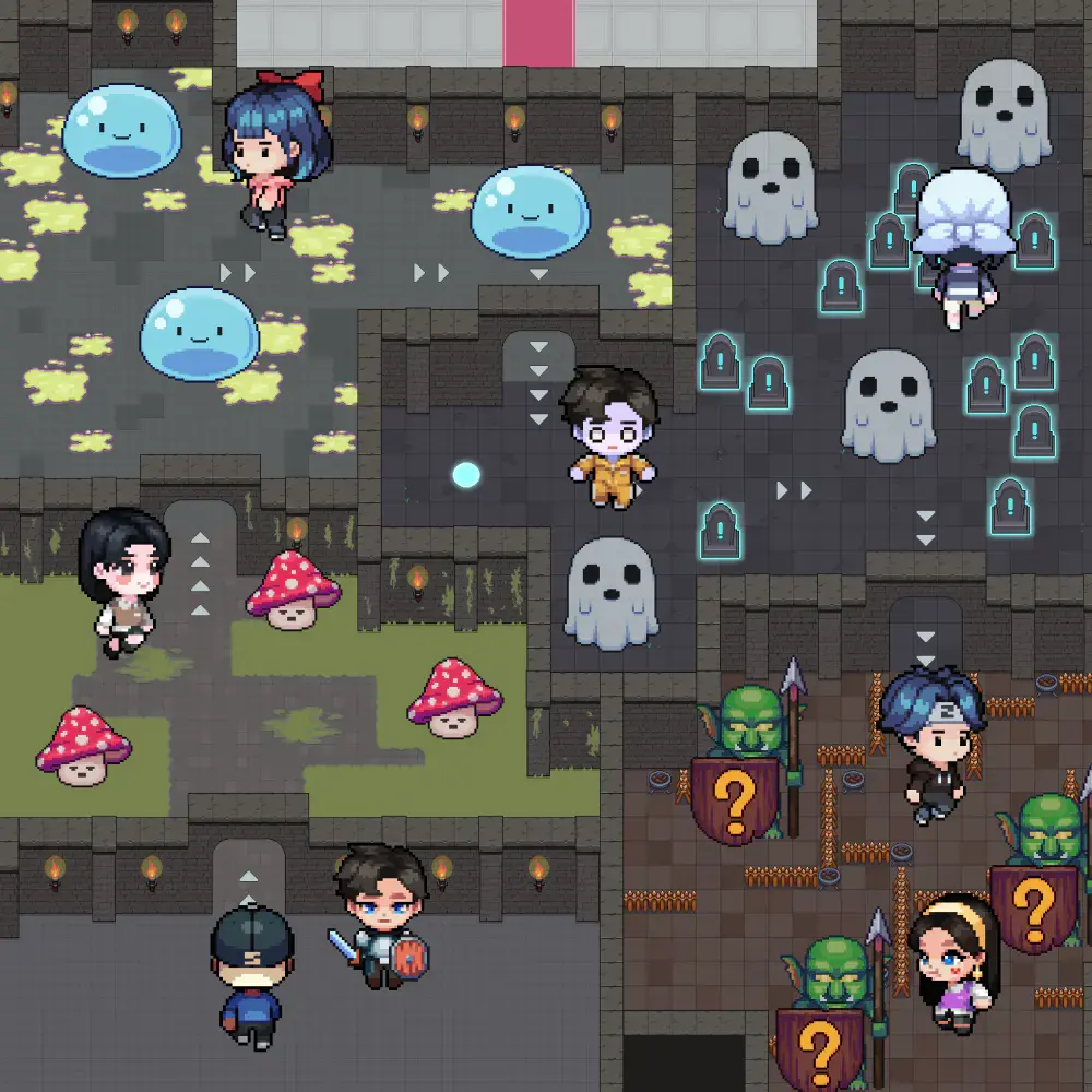 젭 퀴즈 던전 탈출 맵 썸네일