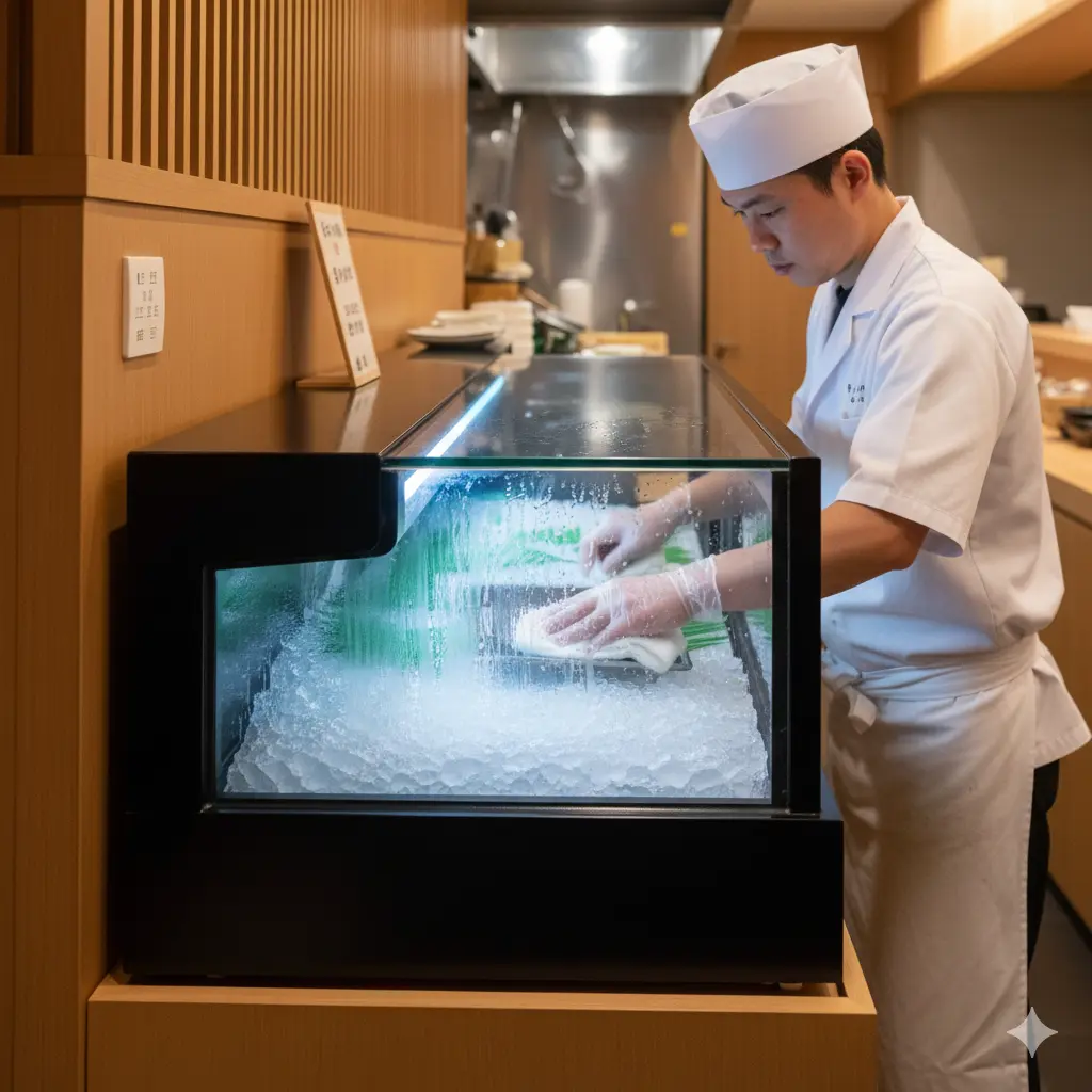 회냉장고 청결과 위생 관리가 철저한 매장의 이미지