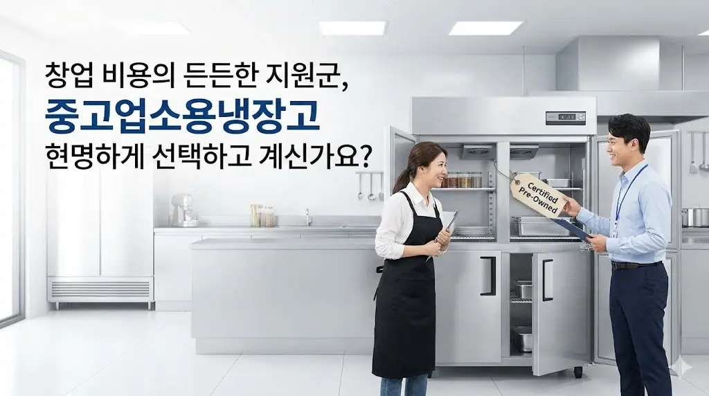 중고업소용냉장고 현명하게 선택하여 창업 비용을 절감하고 매장을 성공적으로 운영하는 모습이랍니다.