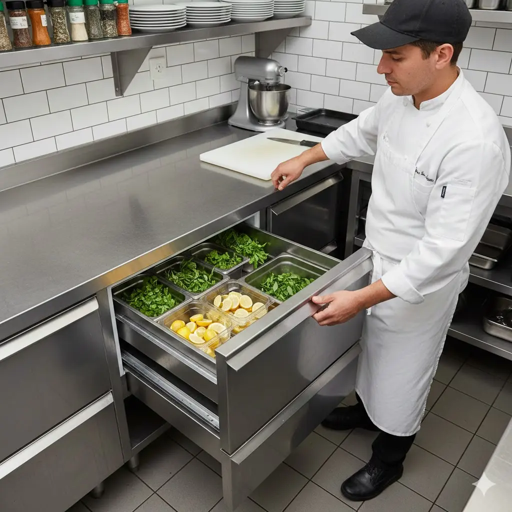 업소용 서랍 냉장고