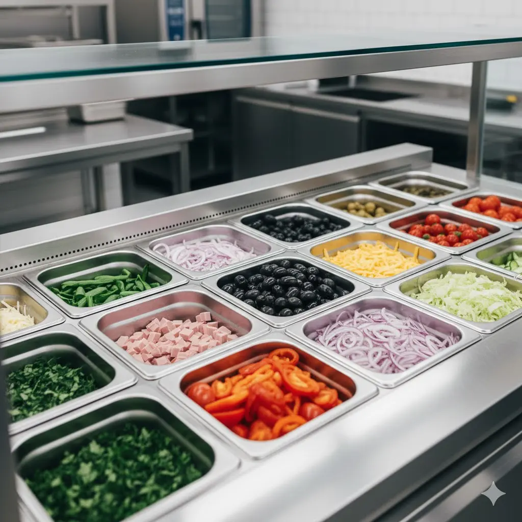 업소용 토핑 냉장고