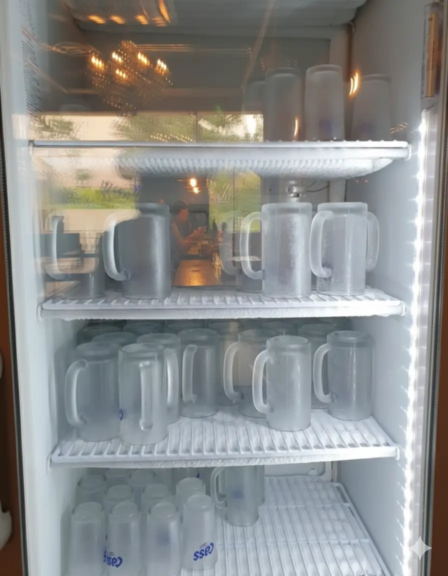 맥주잔 냉동고