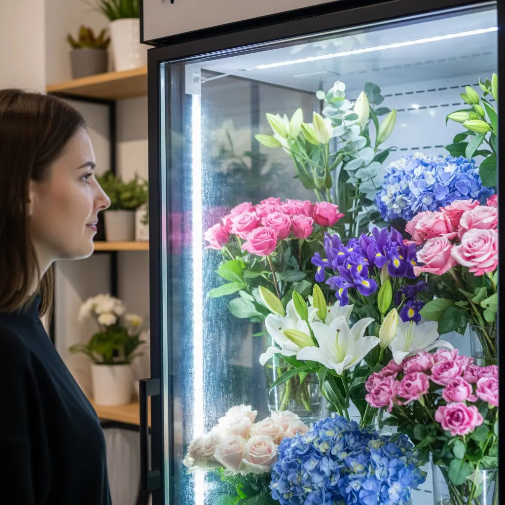 미니 꽃냉장고