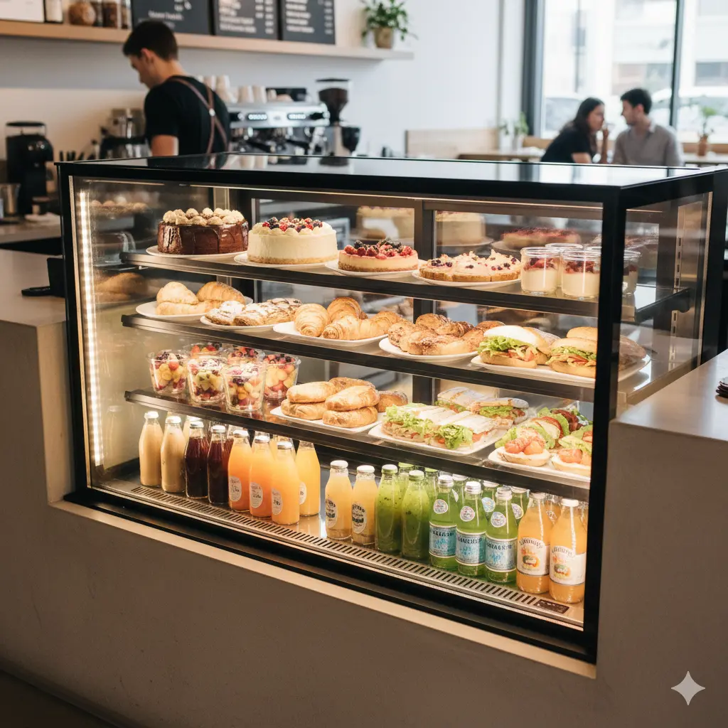 카페 냉장고
