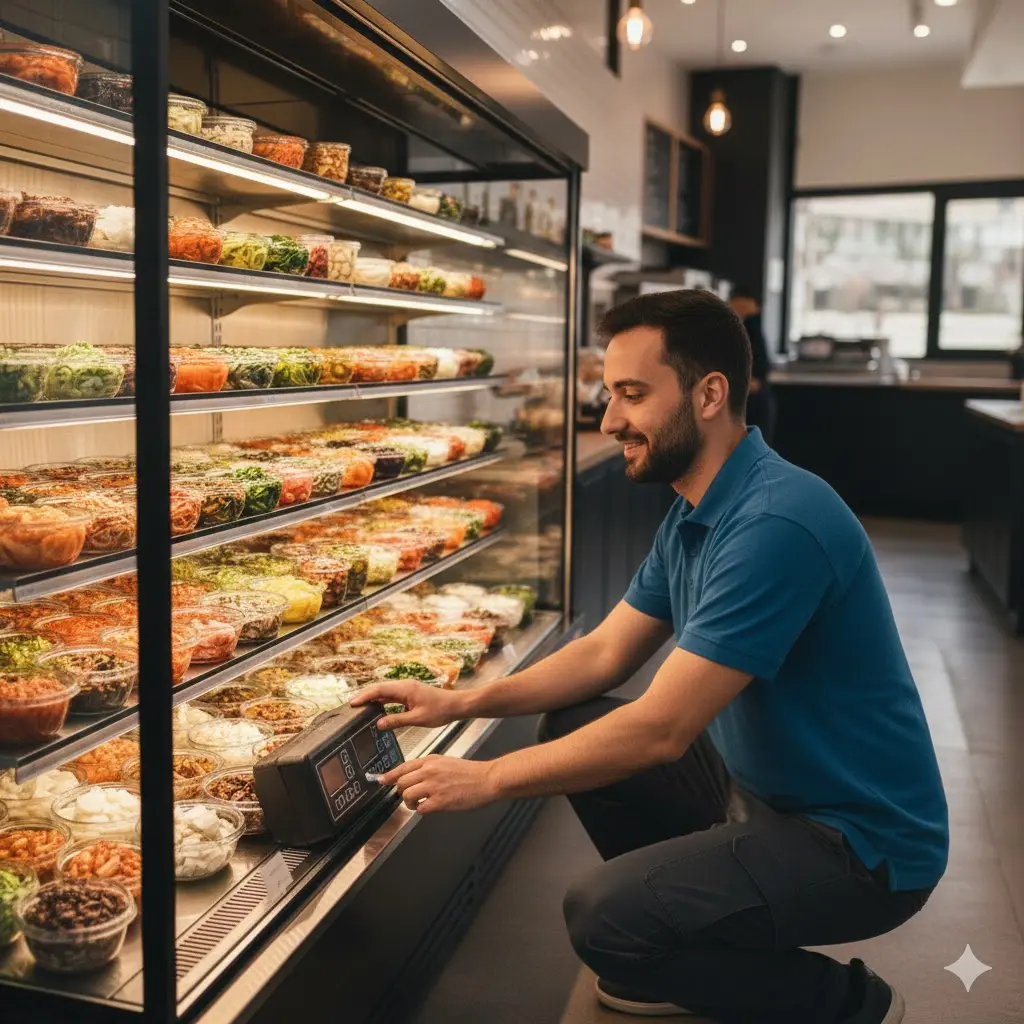 반찬가게 냉장고