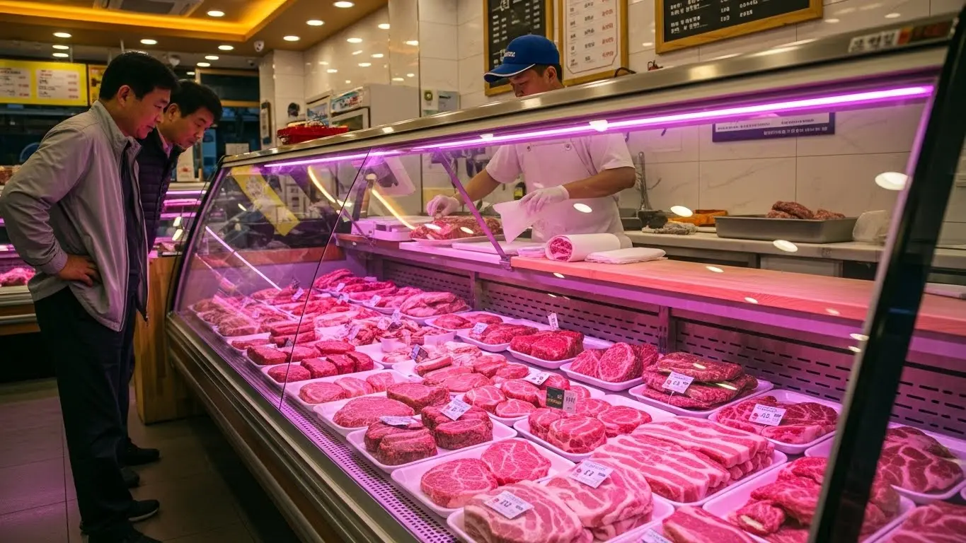 정육 쇼케이스