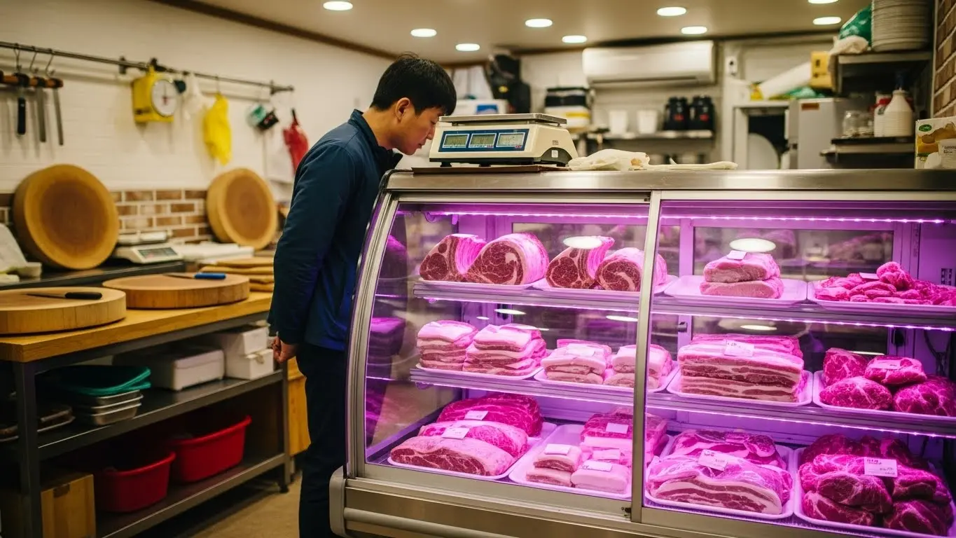 정육 쇼케이스