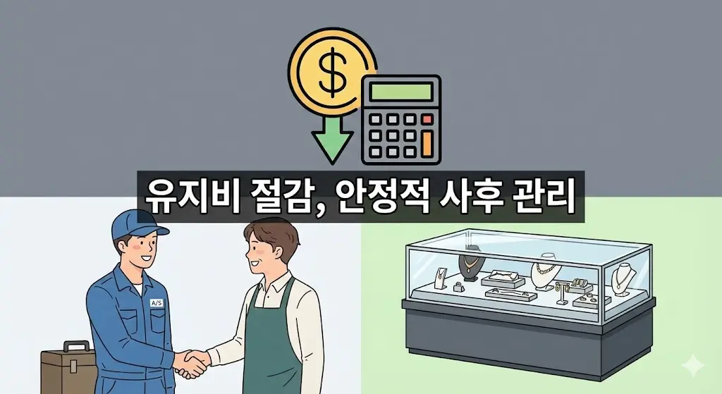 에너지 효율이 높아 유지비 부담을 줄여주고, 고장 걱정 없이 안심하고 사용할 수 있는 철저한 사후 관리 시스템은 성공적인 반찬가게 운영을 위한 필수 조건입니다.