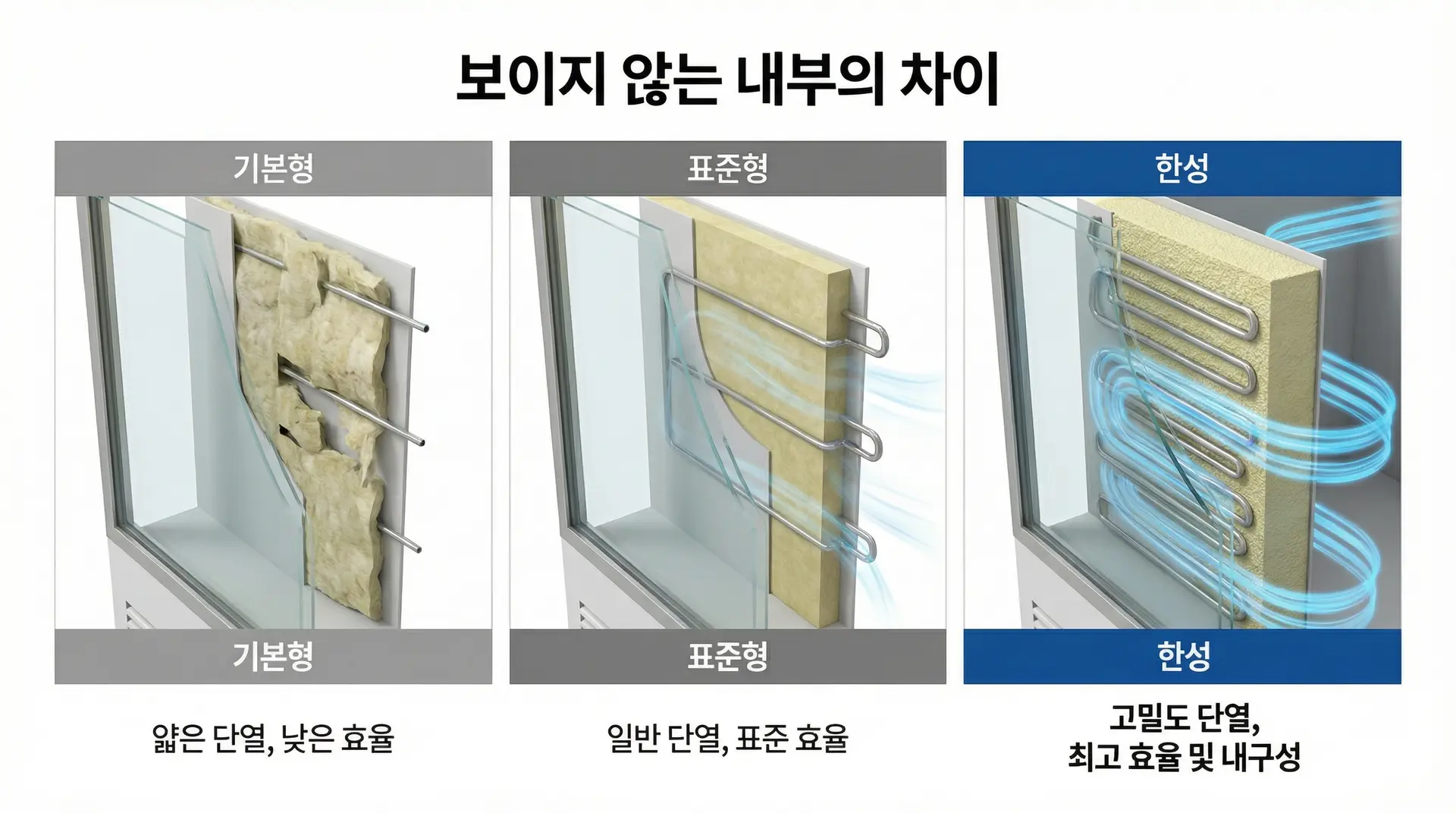 브랜드별 내부 구조의 차이를 시각화