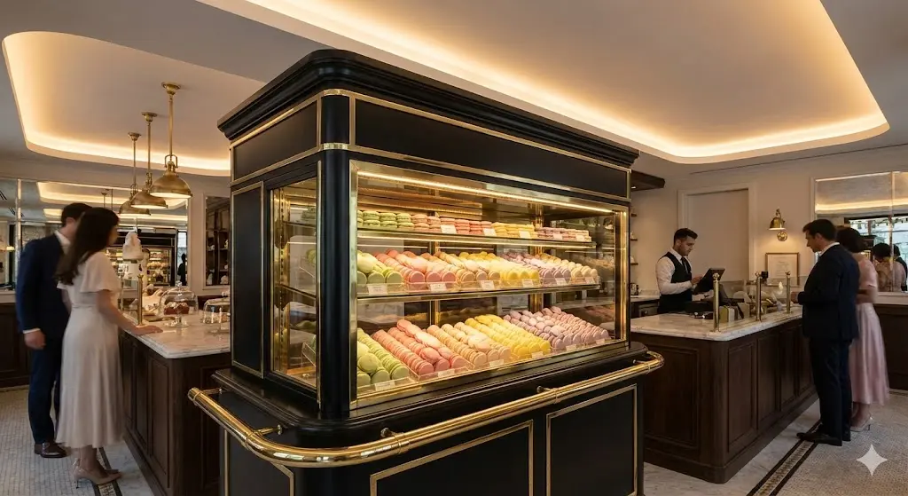 프리미엄 매장의 완성, 한성쇼케이스의 세련된 디자인