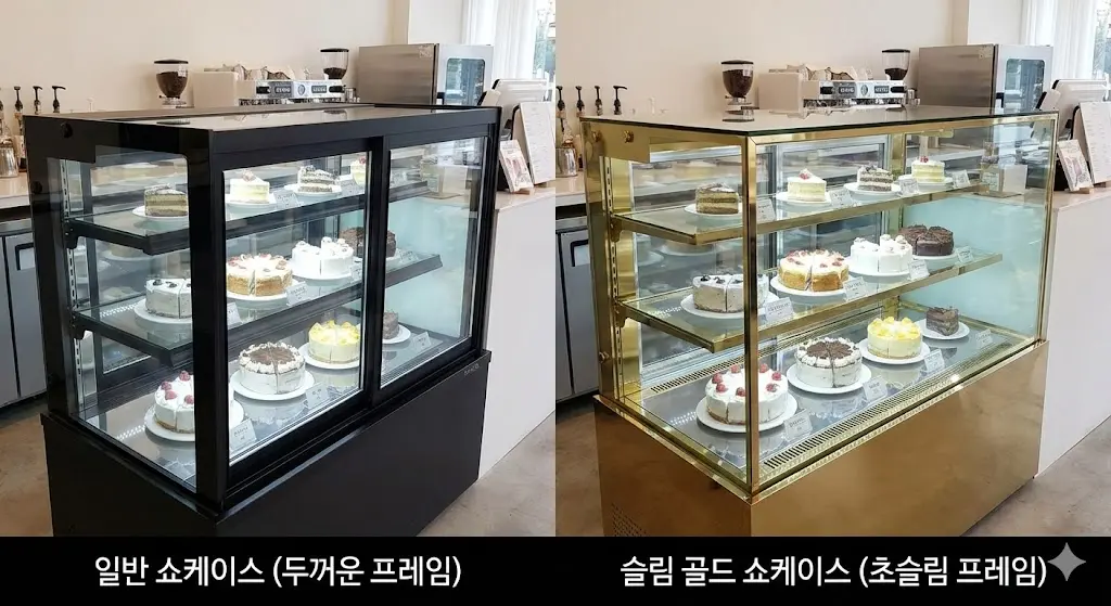 인테리어의 품격을 결정짓는 프레임 두께와 소재의 차이