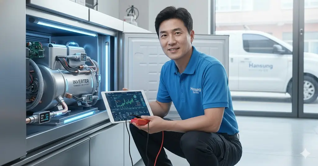 냉동쇼케이스 브랜드 사후 관리 서비스 현장