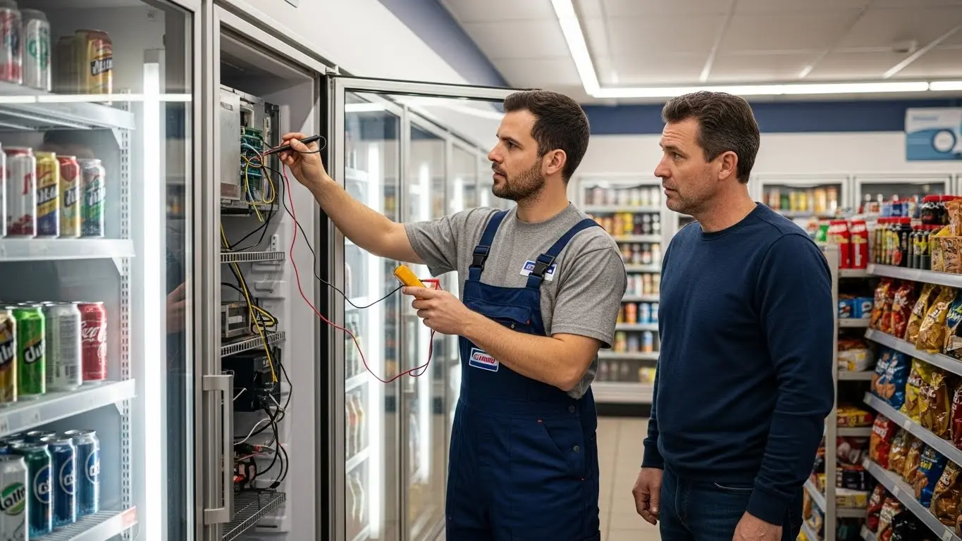편의점 냉장고 A/S