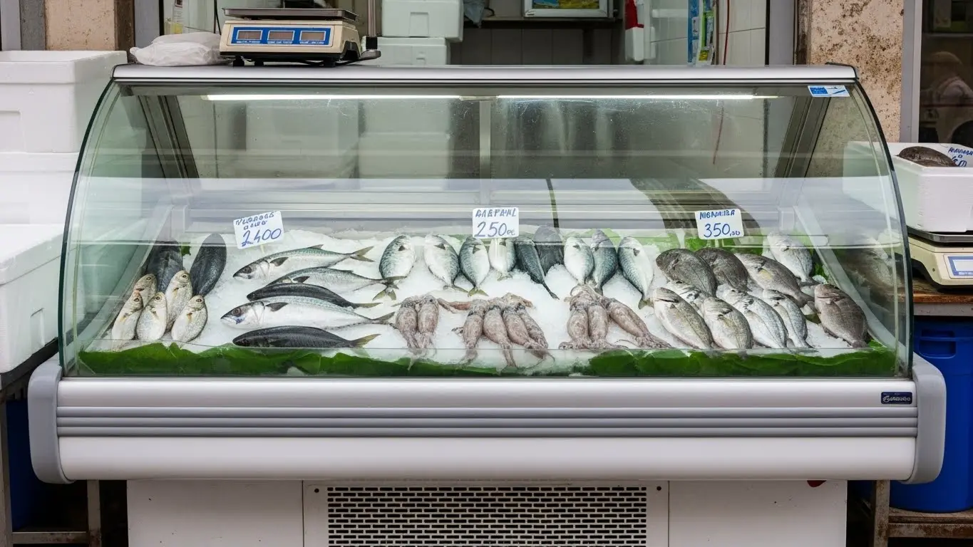업소용 생선 냉장고