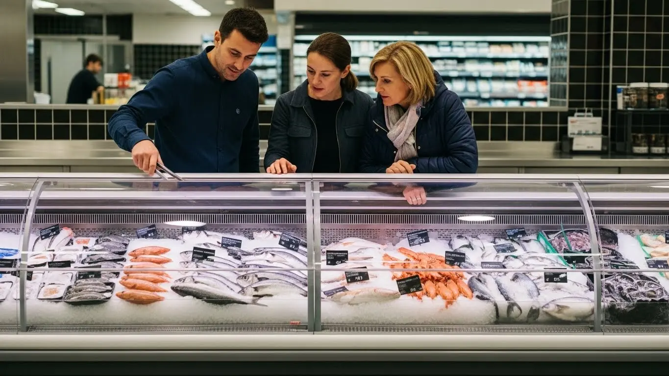 업소용 생선 냉장고