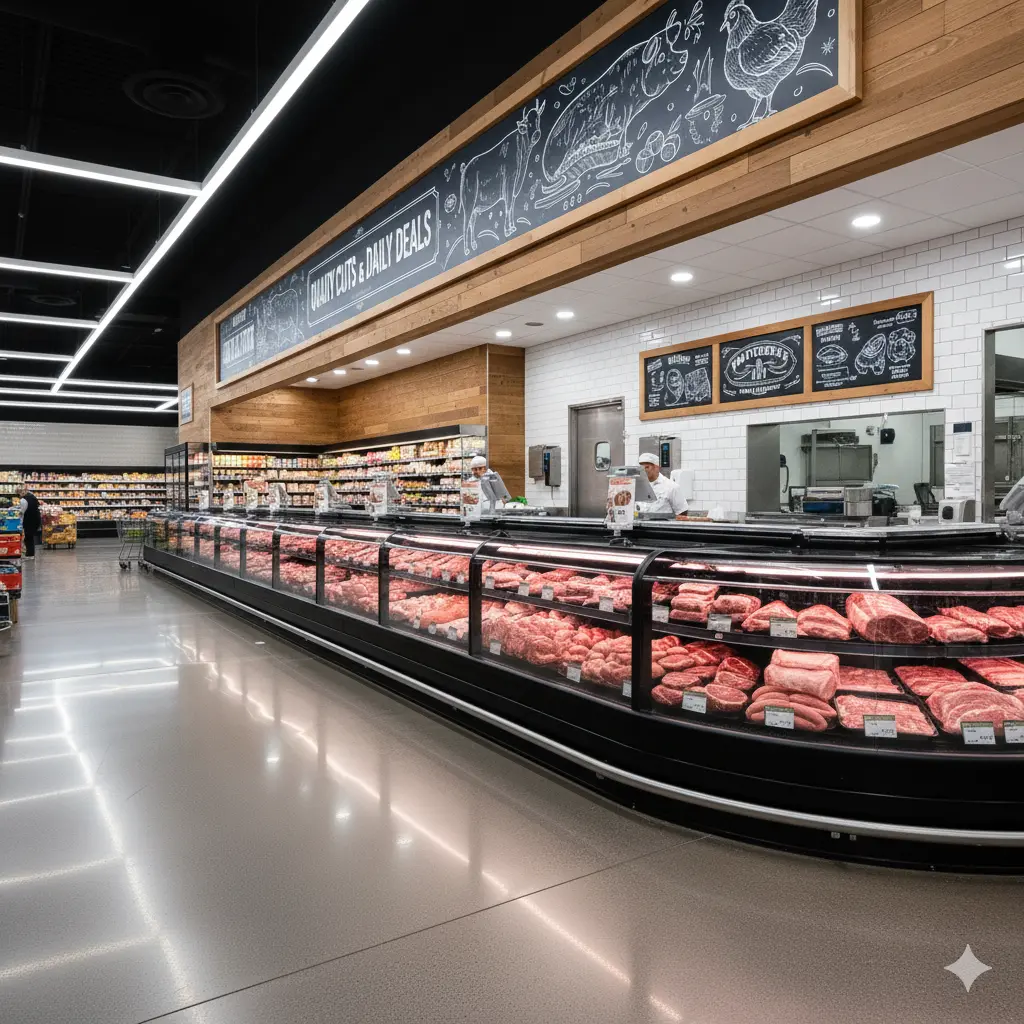 정육점 쇼케이스