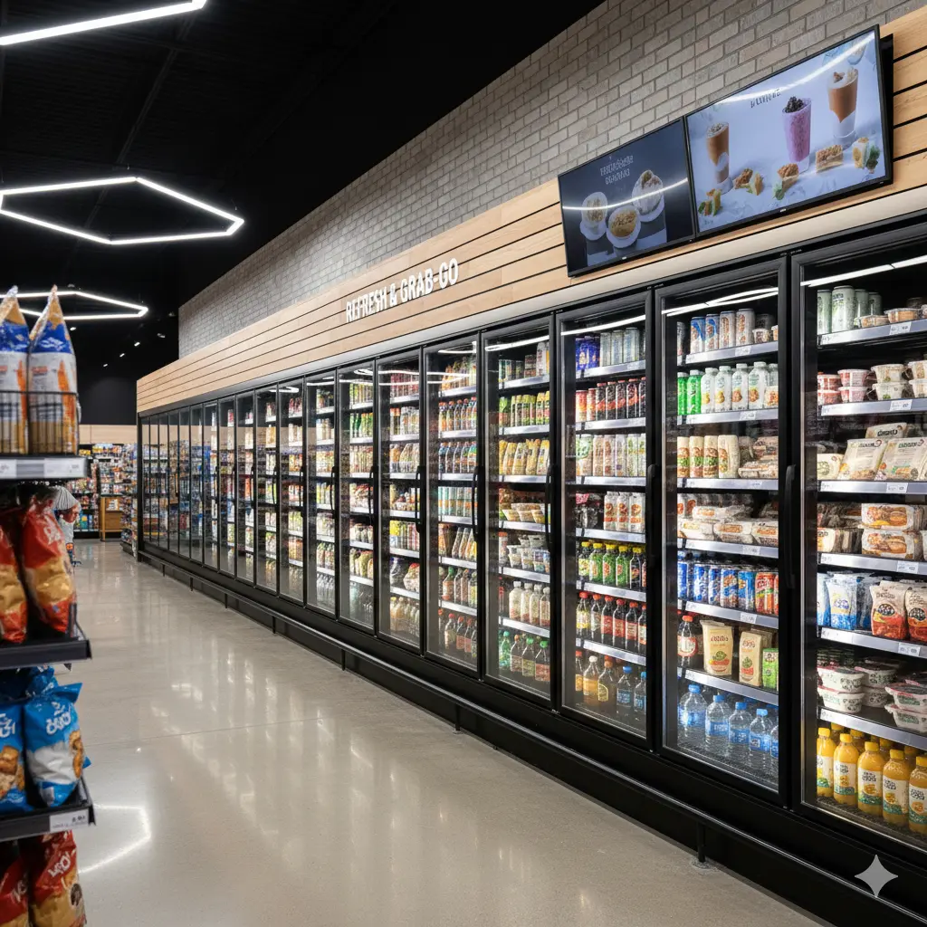 편의점 냉장고