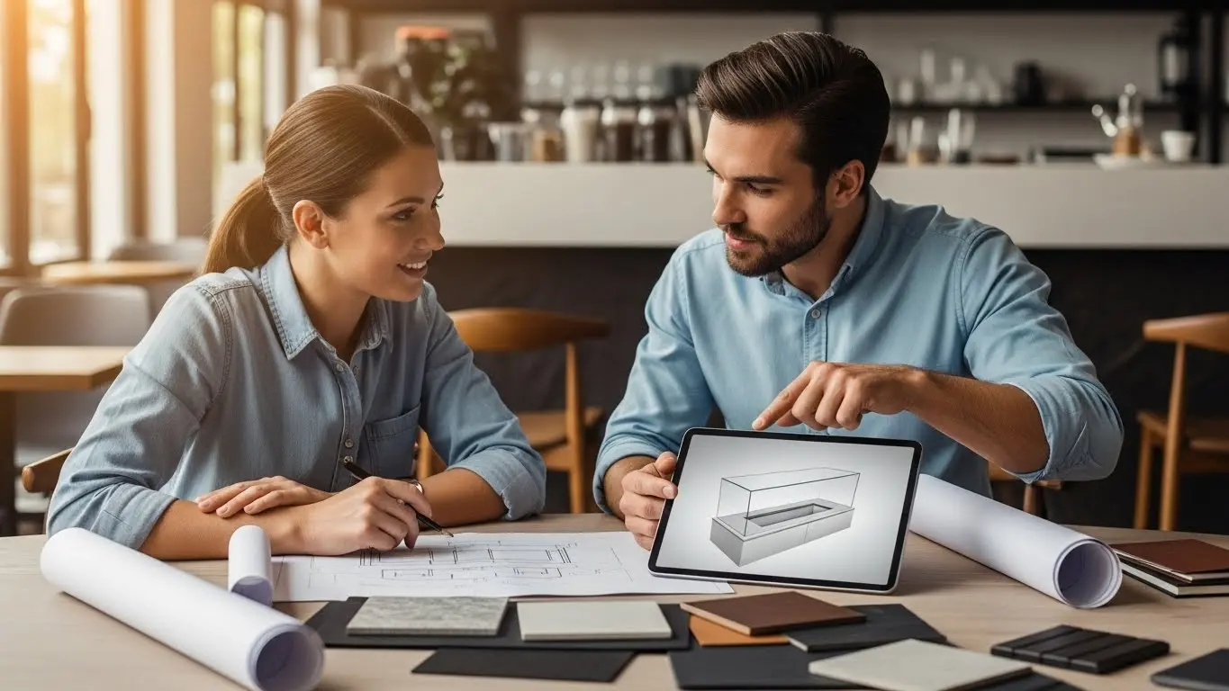 카운터탑 쇼케이스