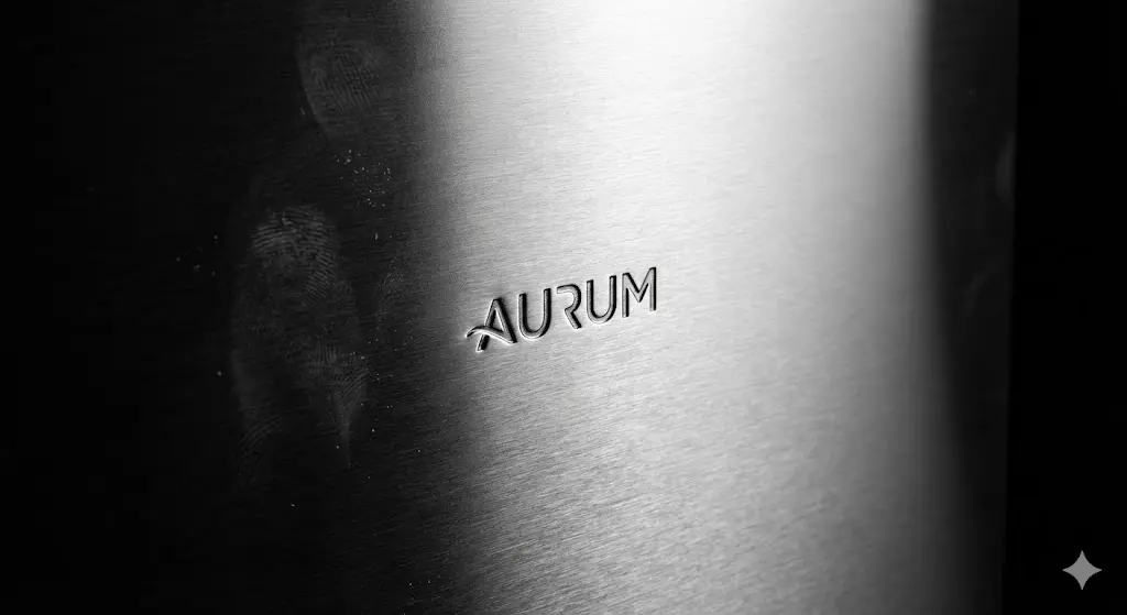 하이엔드 샐러드냉장고에 사용된 고급 스테인리스 소재 질감.