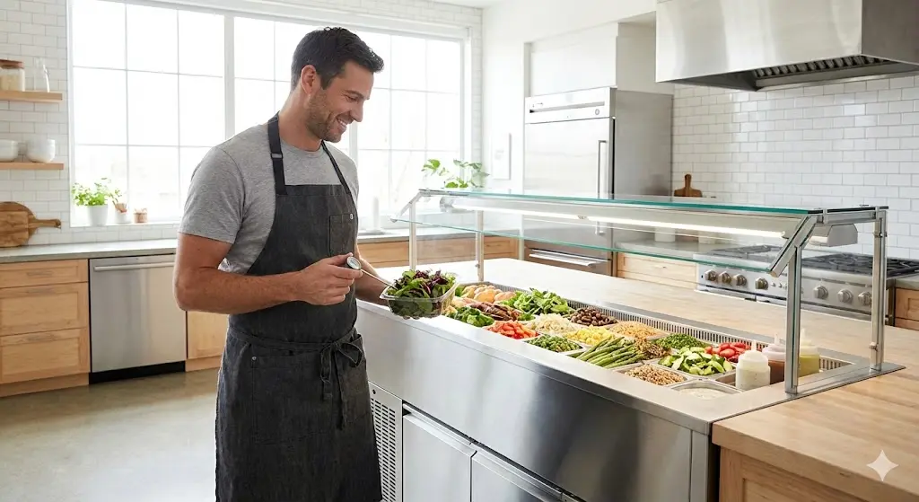 전문가가 추천하는 프리미엄 상업용 냉장 장비와 셰프.